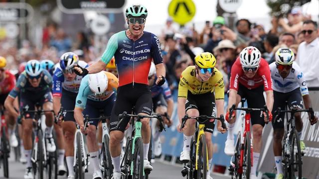 凯德尔·埃文斯大洋路赛 托比亚斯·伦德·安德森冲刺险胜