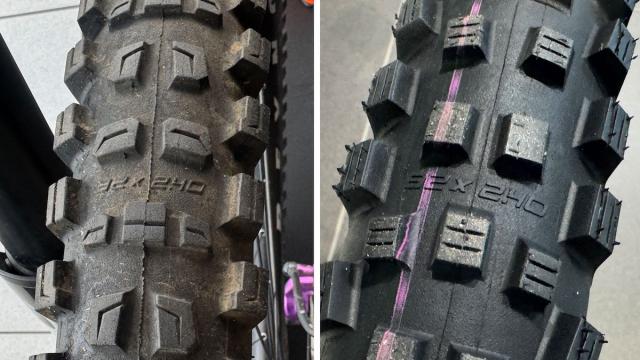 32英寸Schwalbe Magic Mary Gravity与Romy Trail轮胎曝光